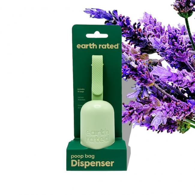 Earth Rated poepzakjes houder (incl. 15 zakjes)