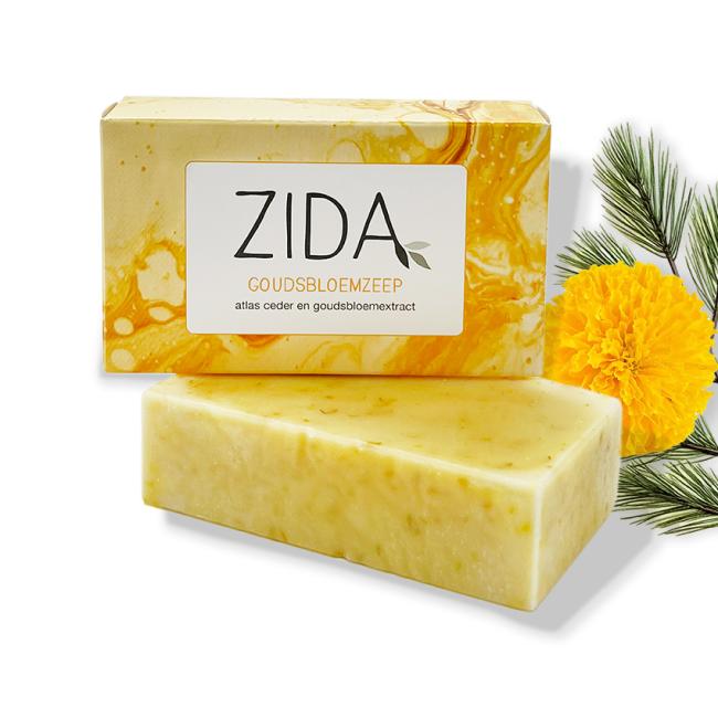 Goudsbloemzeep van Zida - 100 gram