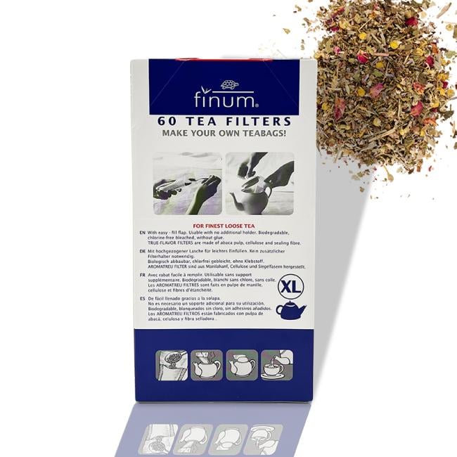 Finum theezakjes extra large – 60 Stuks