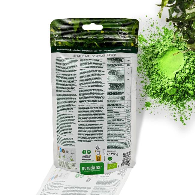 Purasana Chlorella Poeder – 200 gram