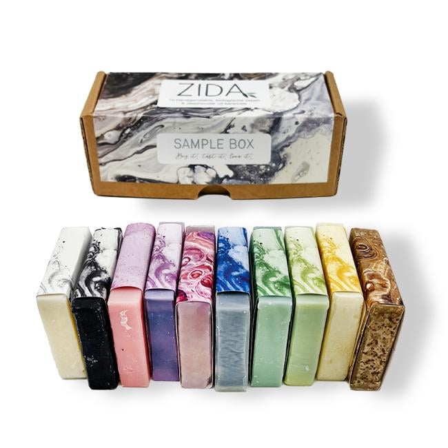 Zida Sample Box – 10 mini zeepjes