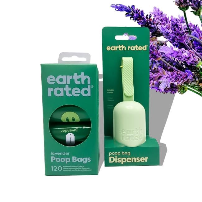 Earth Rated poepzakjes lavendel - 120 stuks