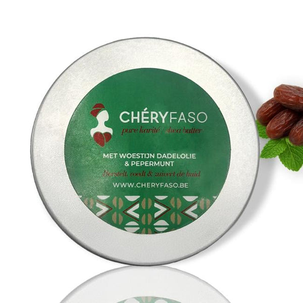 Chéry Faso voetenbalsem met woestijn dadelolie & pepermunt - 100 ml