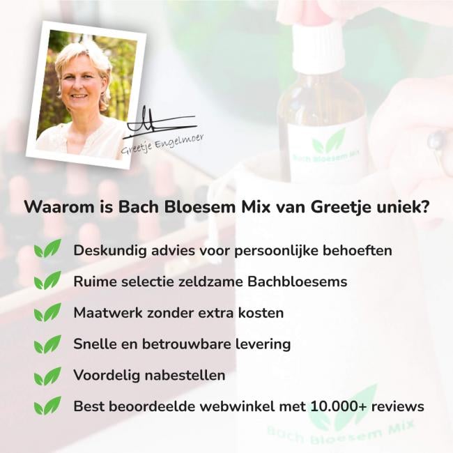 Bach Bloesem Mix Kleine dieren  op maat