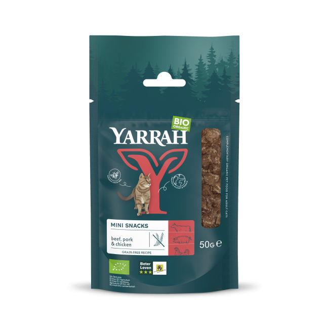 Yarrah - Mini Snack voor katten - 50 gram