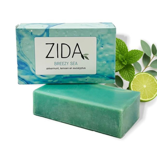 Breezy sea zeep van Zida - 100 gram