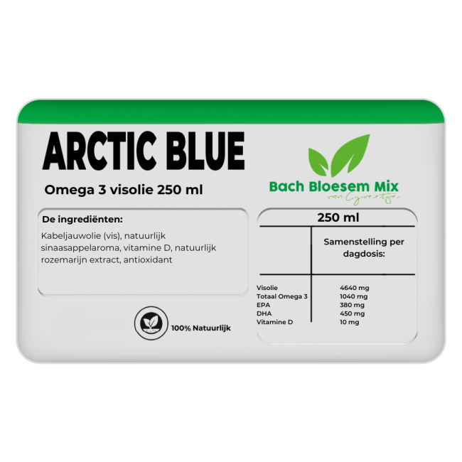 Arctic Blue Omega 3 pure visolie - 250 ml